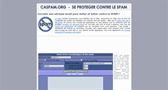 Desktop Screenshot of caspam.org